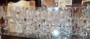Juego De 25 Copas Francesas Vintage Para 5 Personas Marca Cristal D'Arques Cristal De Plomo P4600 N10